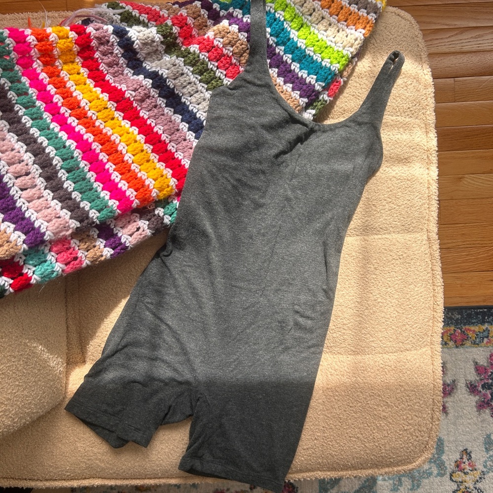 GRACE BODYSUIT - CHARCOAL (XS)